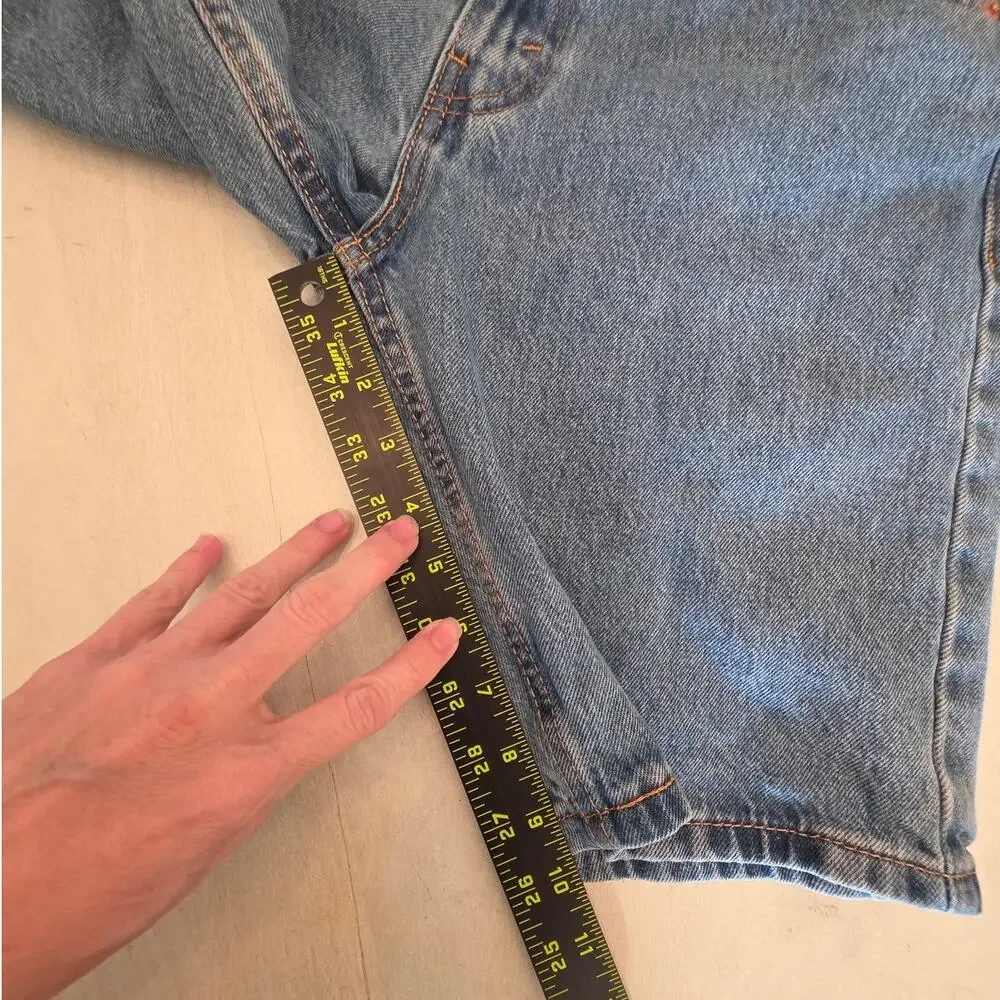 Levi's 405 Denim Standard Jean Shorts SZ 30 Classic 100% Cotton - Picture 8 of 8